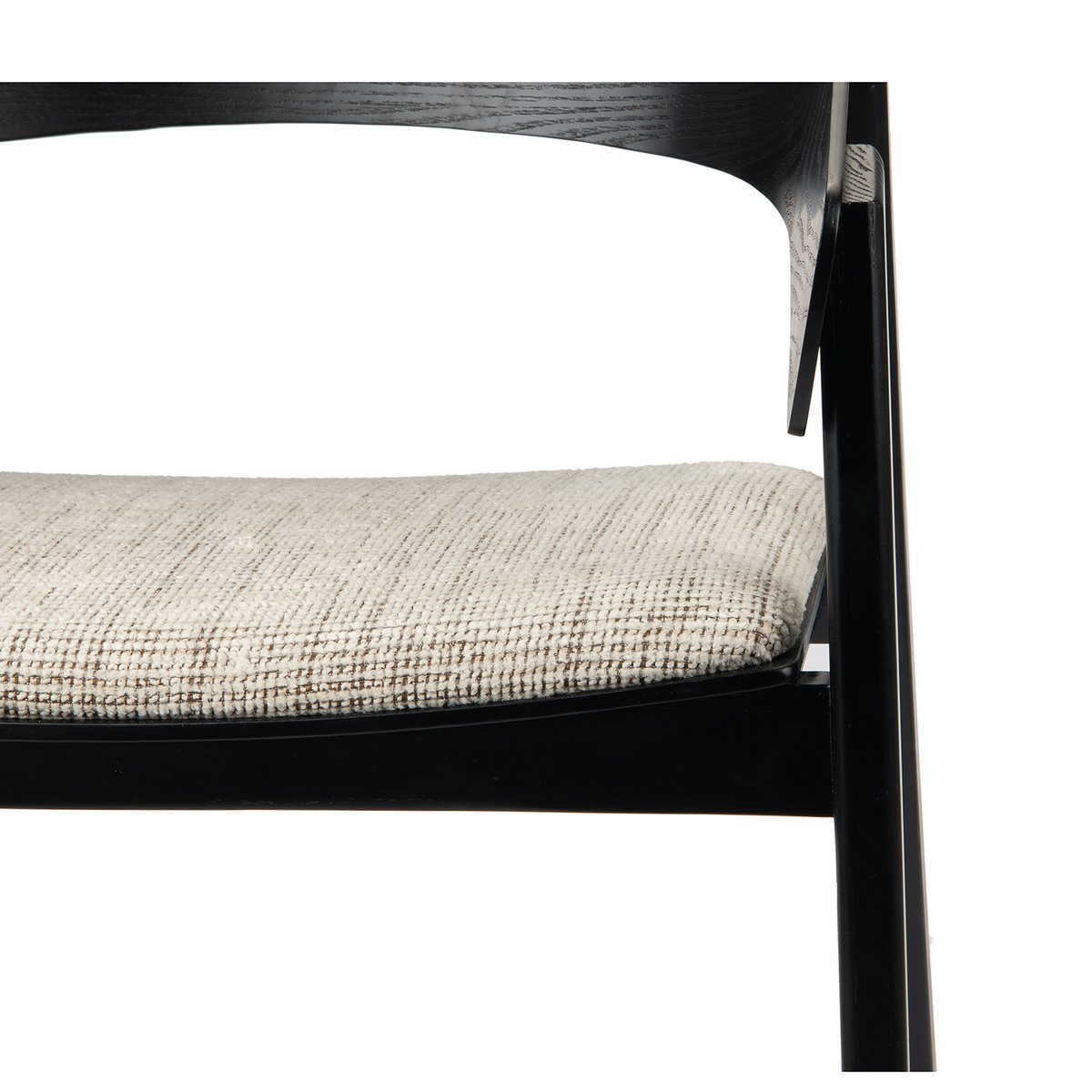 Edo Wooden Armchair Black (Set of 2)