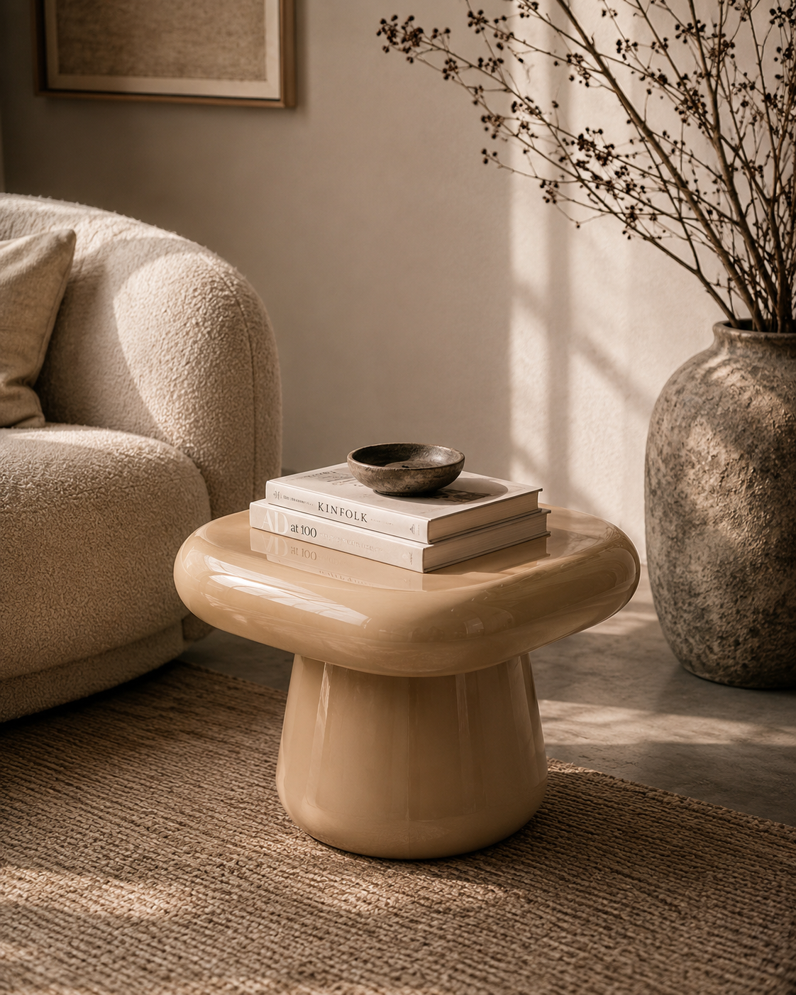 Side Table Roca (Beige)