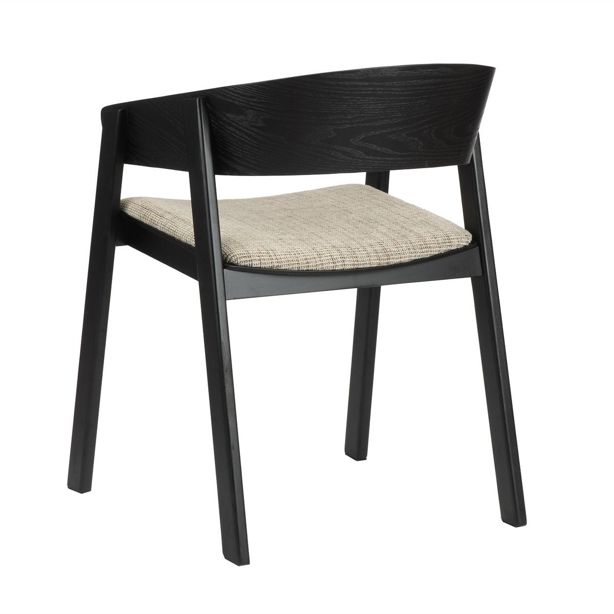 Edo Wooden Armchair Black (Set of 2)