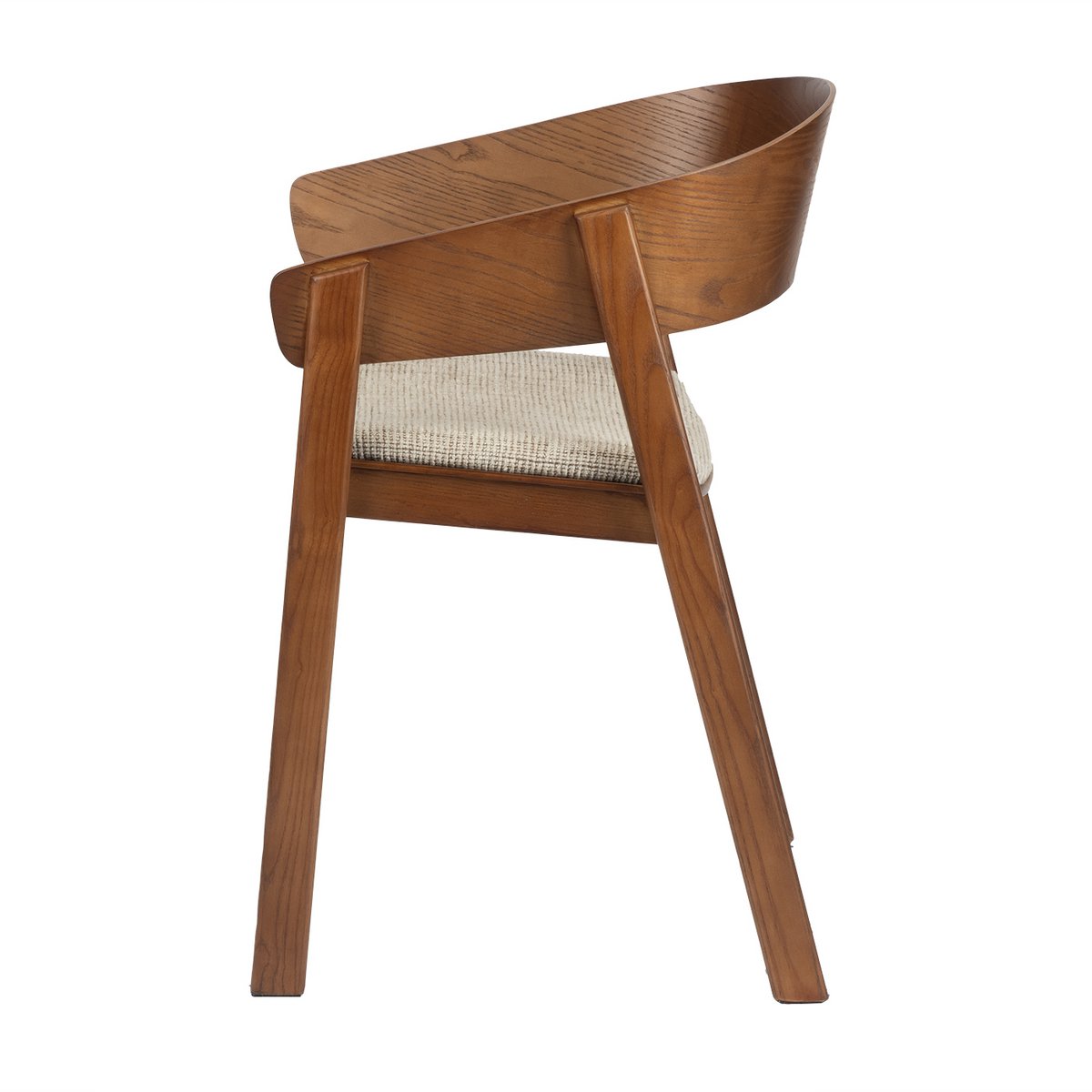 Edo Wooden Armchair Reddish (Set of 2)