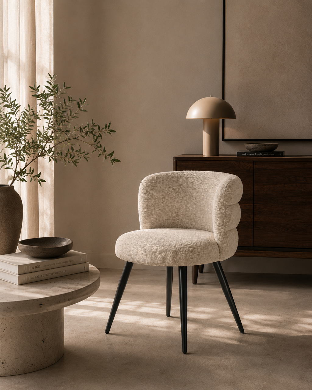 Cloud Chair Beige  (Set of 2)