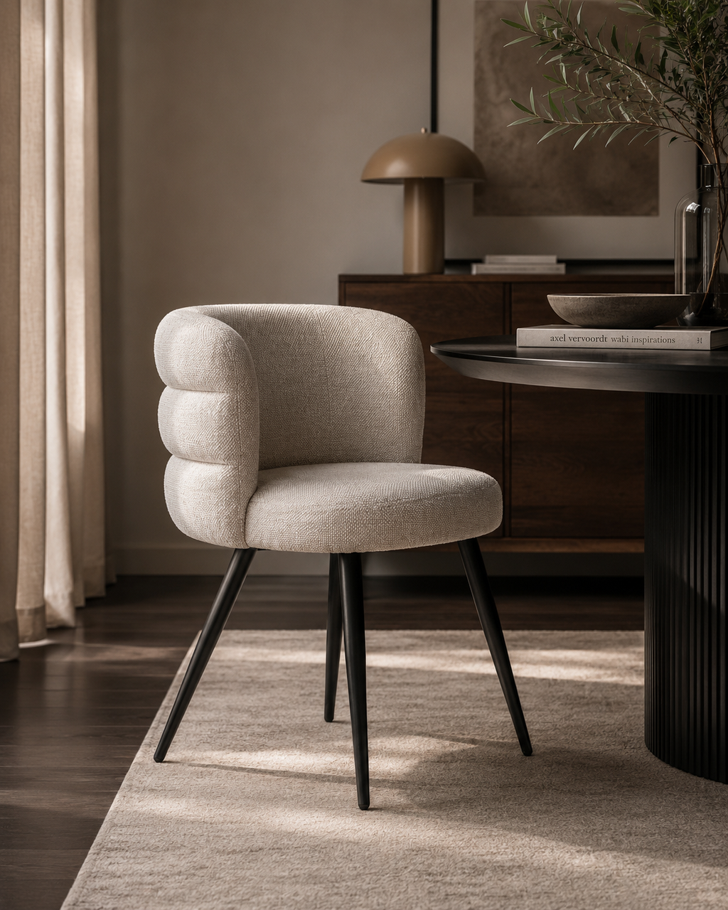 Cloud Chair Beige  (Set of 2)