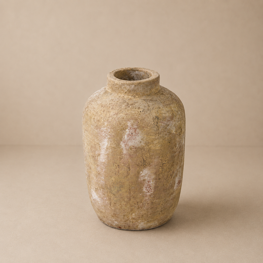 The Clay Echo Vase - Cream