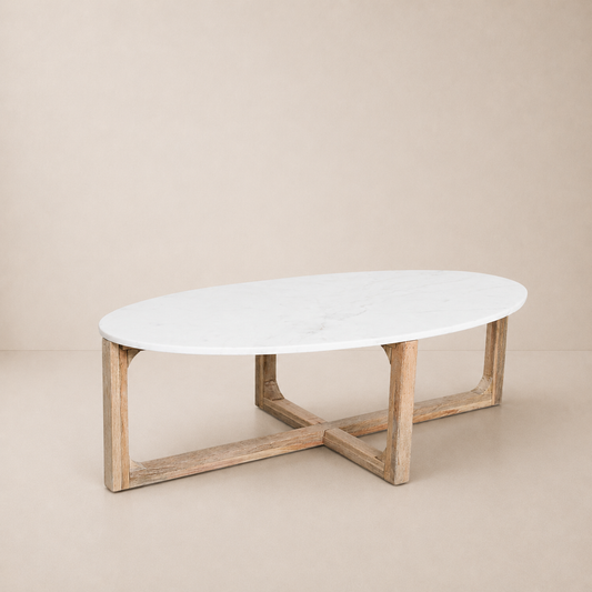 Oval Marble Coffee Tables