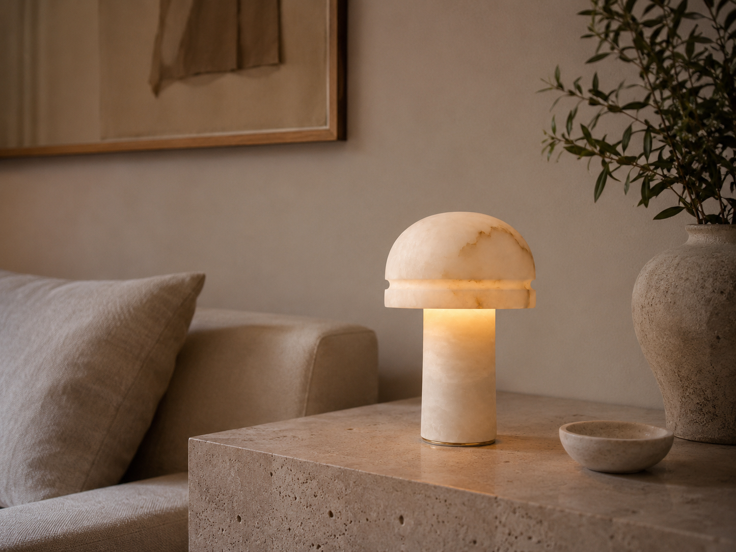Leonardo Alabaster Table Lamp