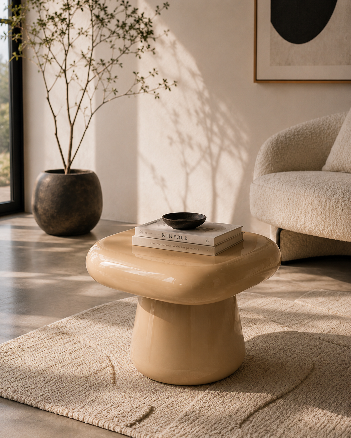 Side Table Roca (Beige)