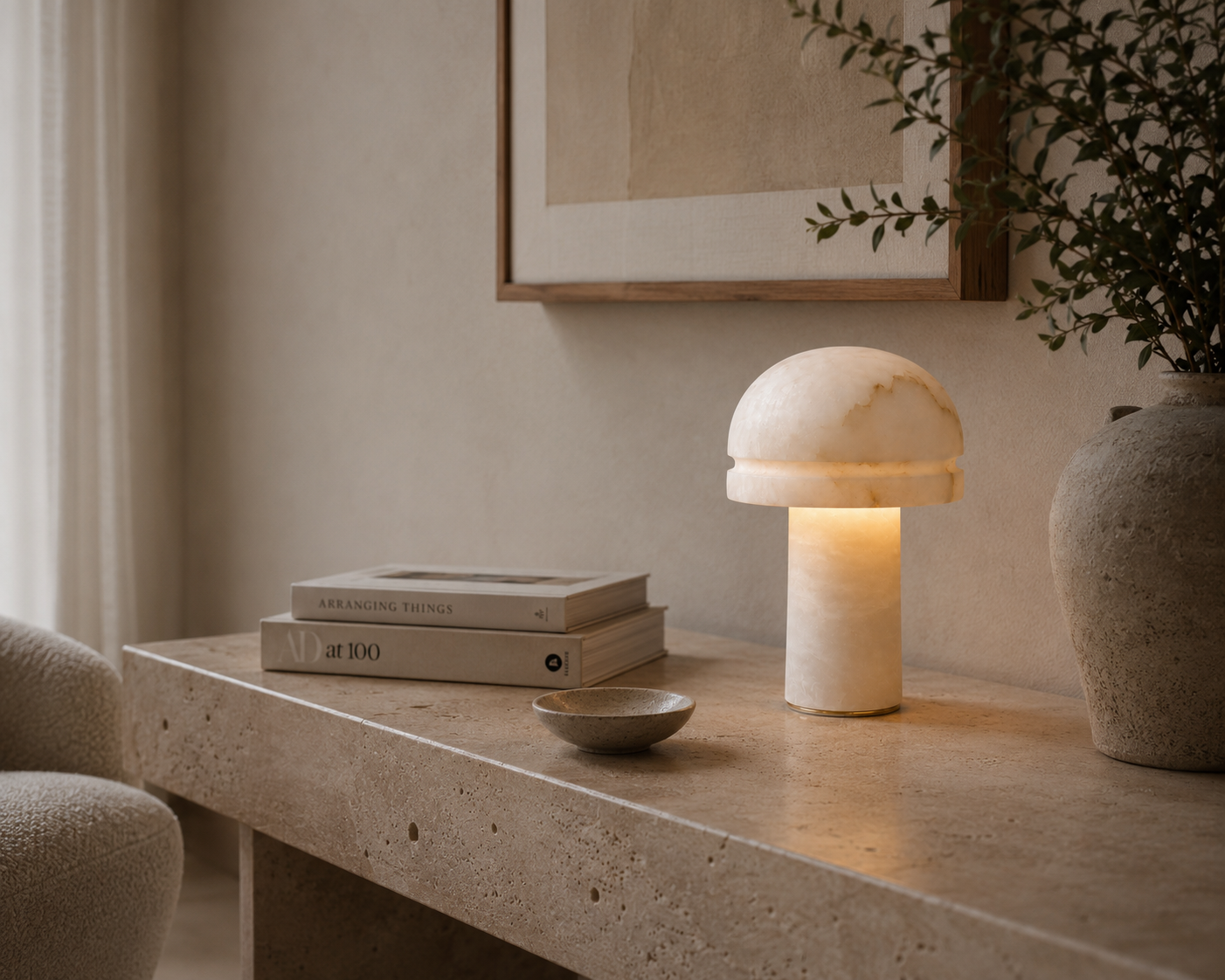 Leonardo Alabaster Table Lamp