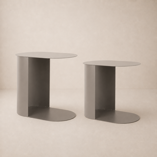 Side Table Set Riqueza Oval