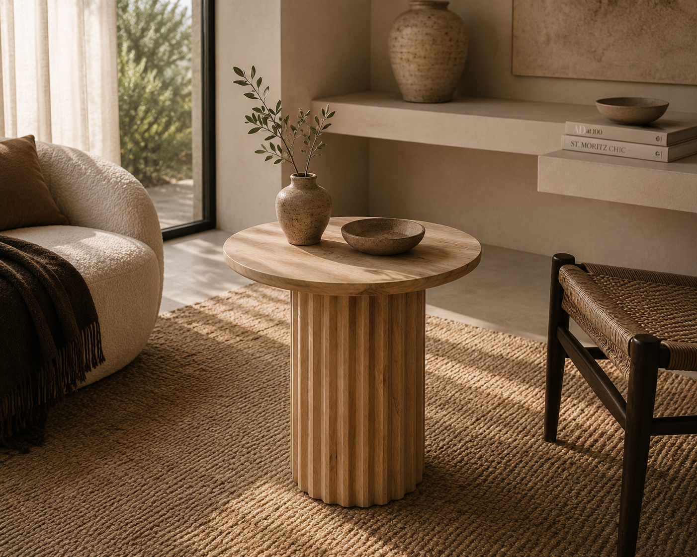 Bullnose side table