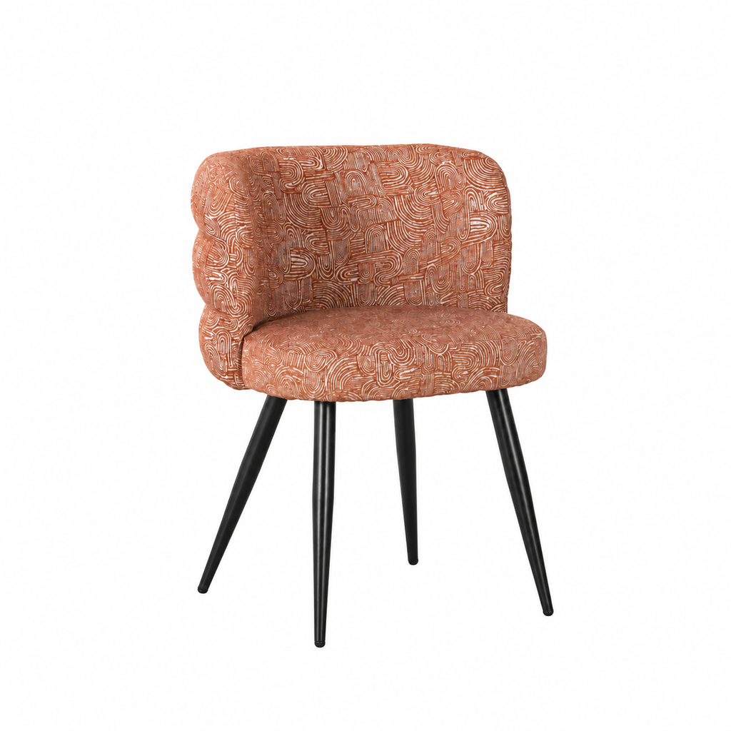Cloud Safiya Chair — Terracotta (Set of 2)