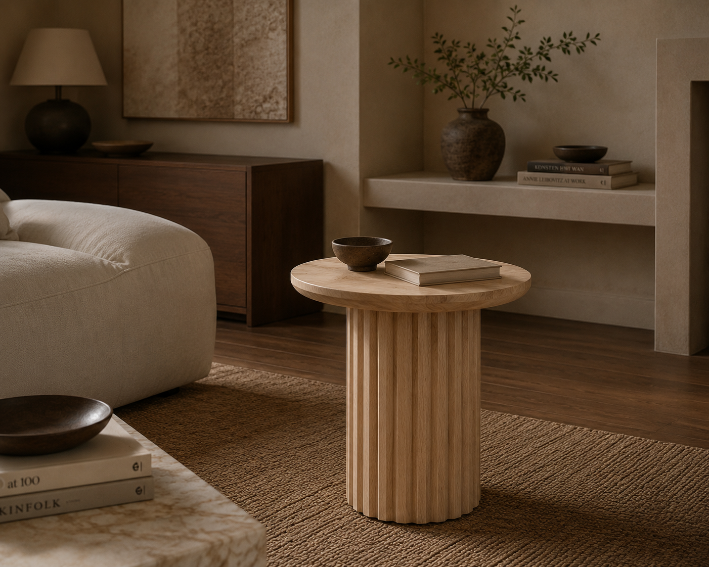Bullnose side table