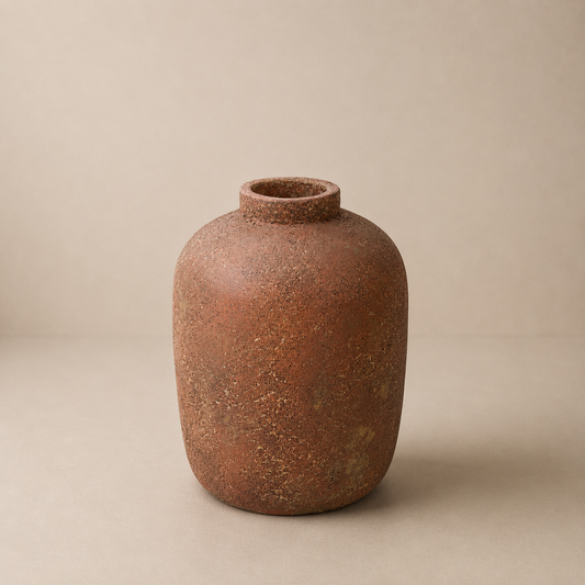 The Clay Echo Vase - Terracotta