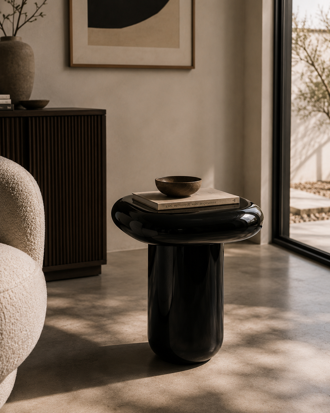 Side Table Roca High (Black)