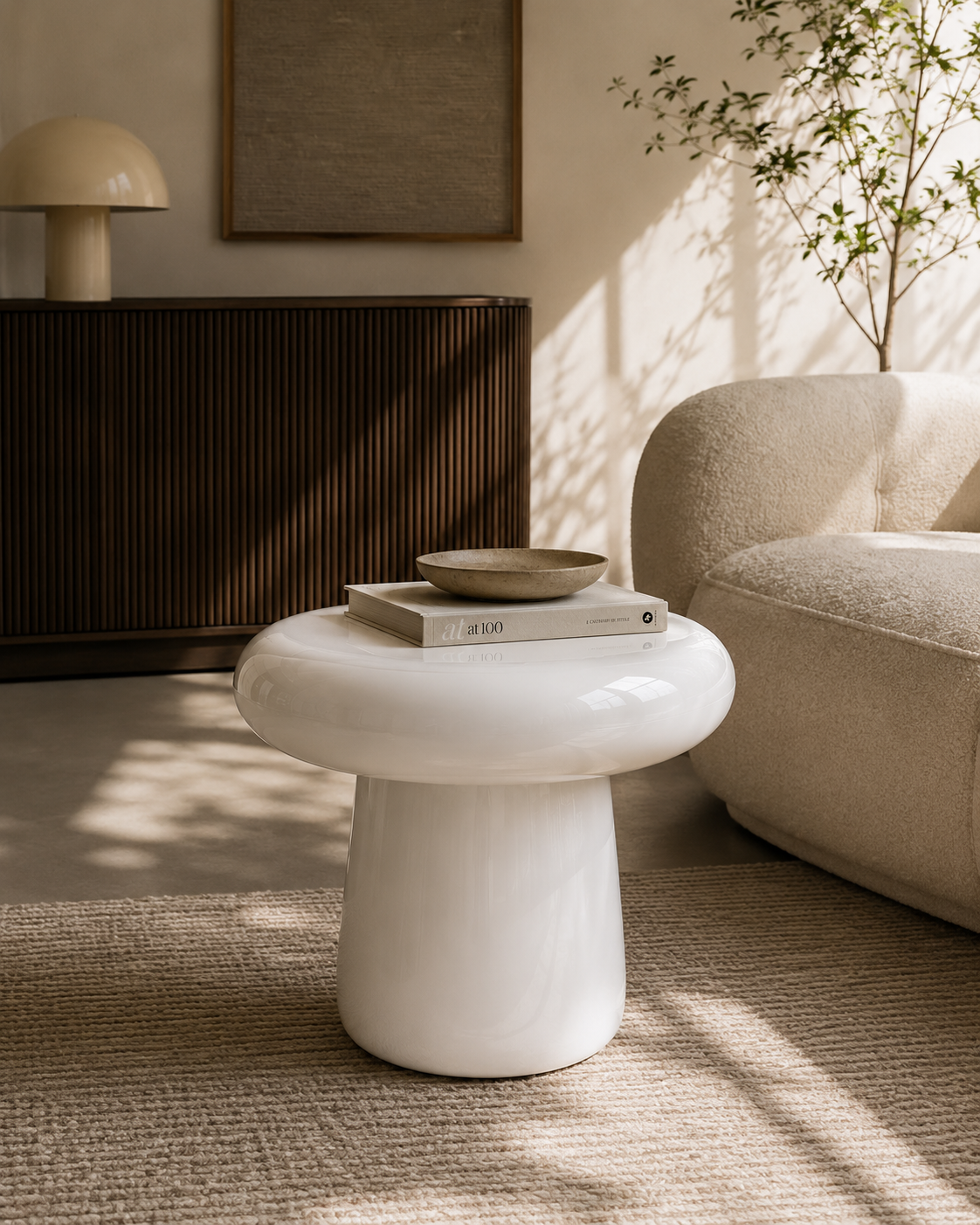 Side Table Roca (White)