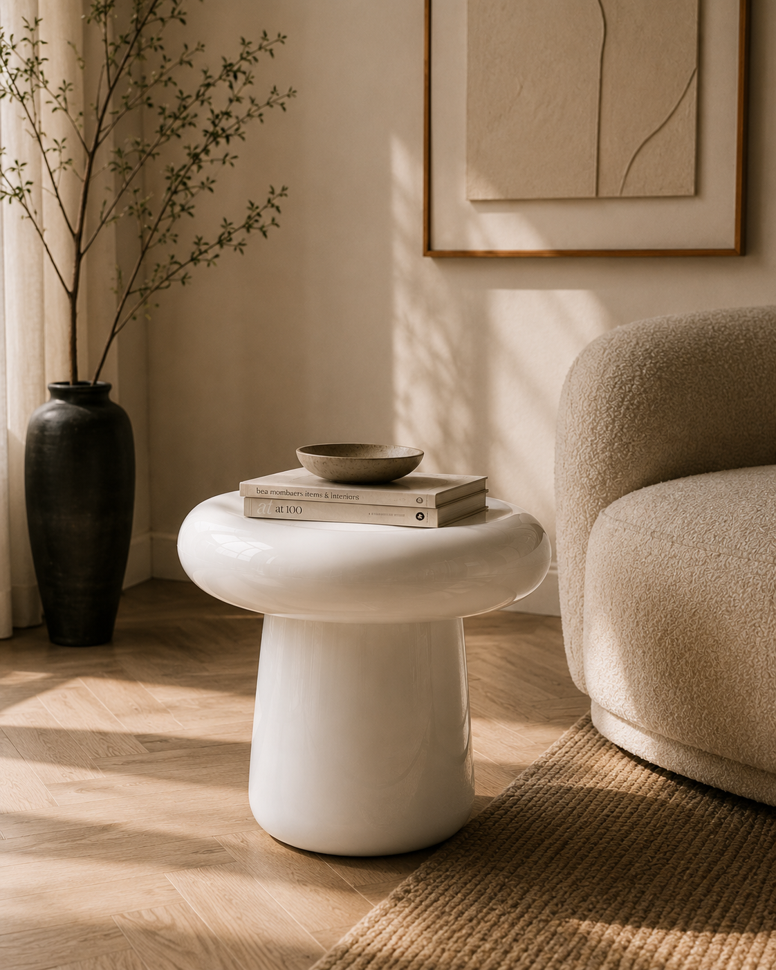 Side Table Roca (White)