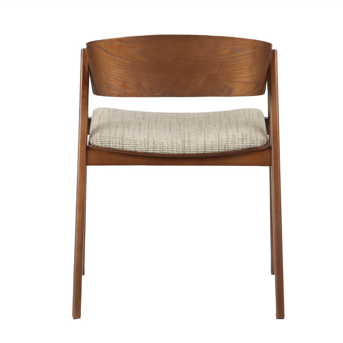 Edo Wooden Armchair Reddish (Set of 2)