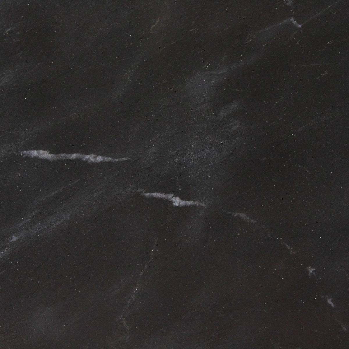 Oval Marble Coffee Table - Black