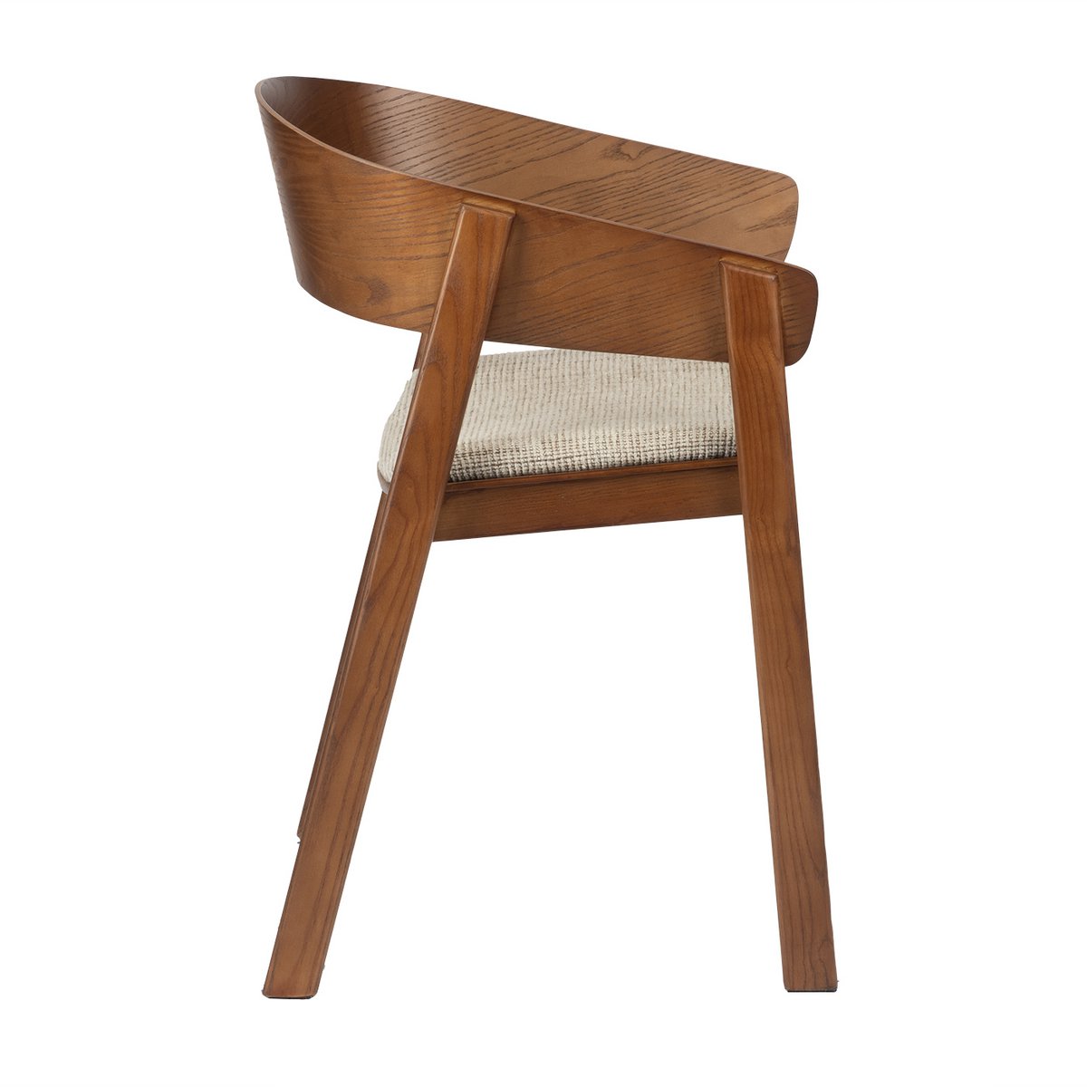 Edo Wooden Armchair Reddish (Set of 2)