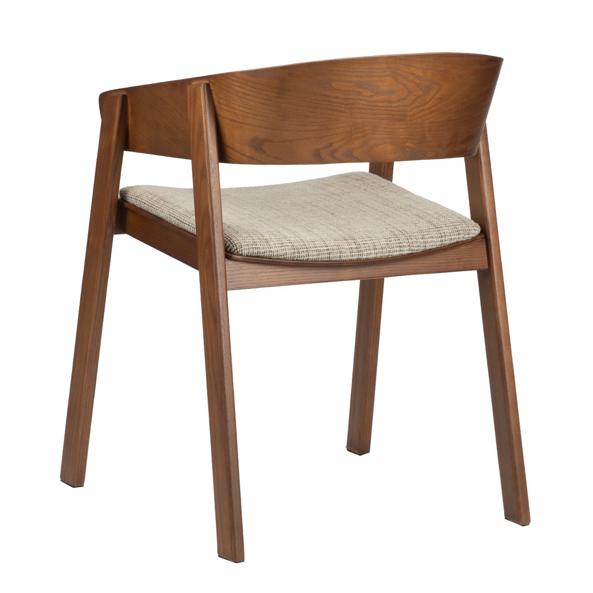 Edo Wooden Armchair Reddish (Set of 2)