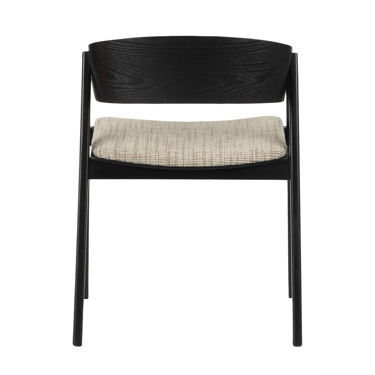 Edo Wooden Armchair Black (Set of 2)